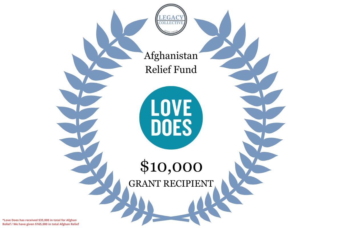 Afghanistan Relief Fund Grant Recipient: Love Does Receives Another $10,000