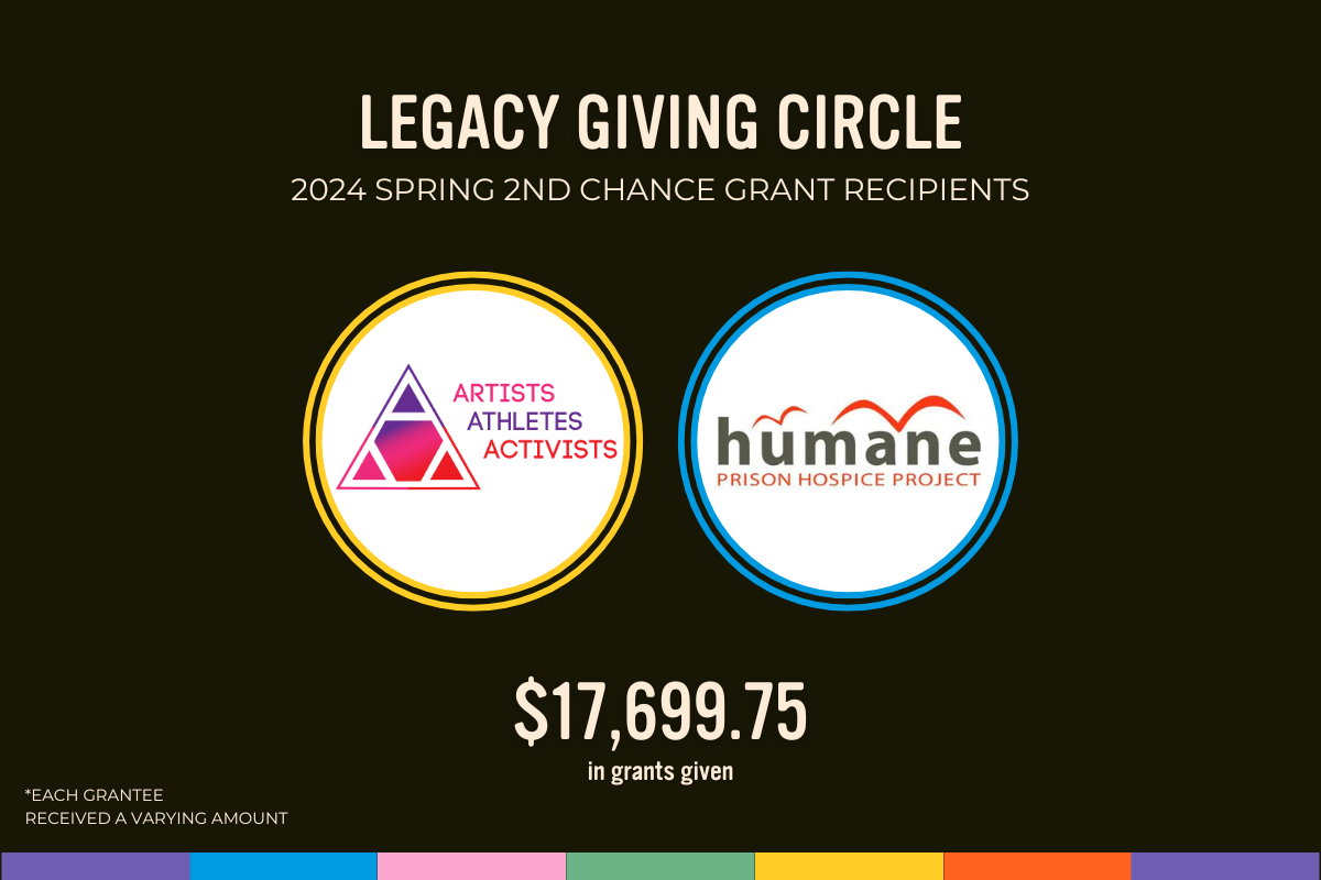 Legacy Giving Circle 2024 Spring Grant Round 2nd Chance Grants